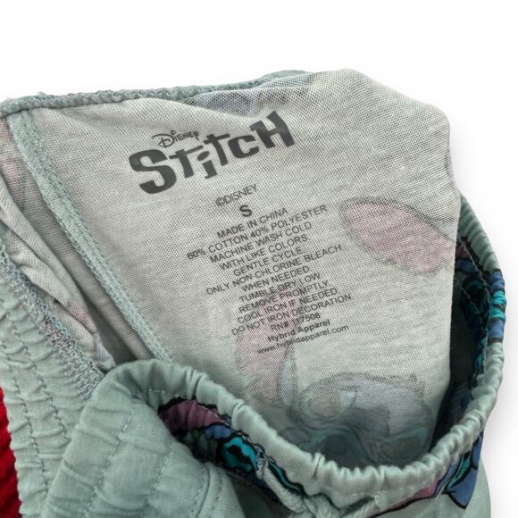 NEW Macy's Disney Stitch Drawstring Lounge Pants Size Small Blue Lilo Pajama Pjs - Picture 11 of 11